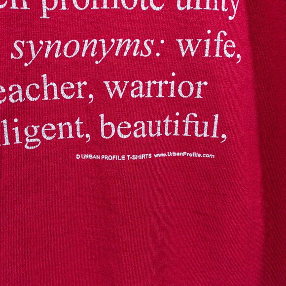 Black Woman Definition T-Shirt Urban Profile Sojourner Truth Large Y2K - Picture 4 of 11